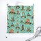 Whimsical Nature Small Scale Toadstool Forest Forage Plants Greenhouse Blue Green Custom Pre-pasted Wallpaper by Spoonflower Pre-Pasted Wallpaper 2FT Wide